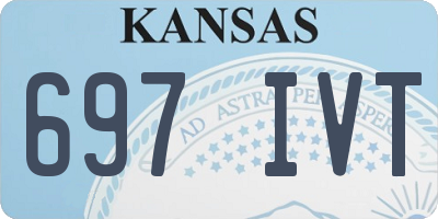 KS license plate 697IVT