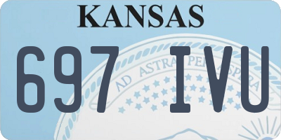 KS license plate 697IVU