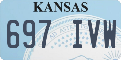 KS license plate 697IVW