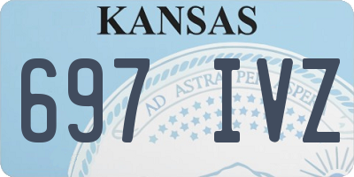 KS license plate 697IVZ