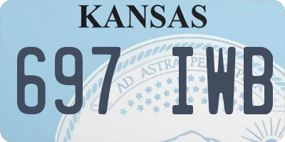 KS license plate 697IWB
