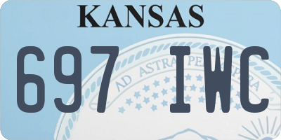 KS license plate 697IWC