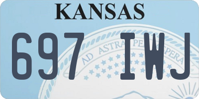 KS license plate 697IWJ
