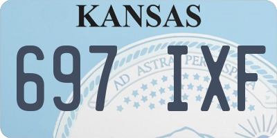 KS license plate 697IXF