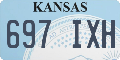 KS license plate 697IXH
