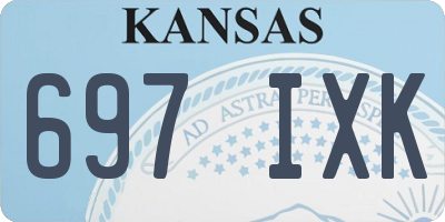 KS license plate 697IXK