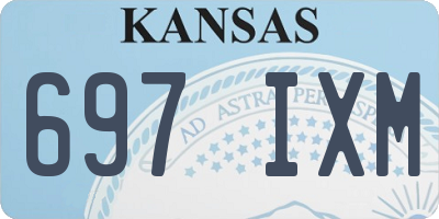 KS license plate 697IXM