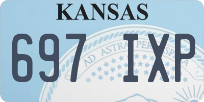 KS license plate 697IXP