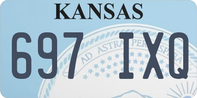 KS license plate 697IXQ