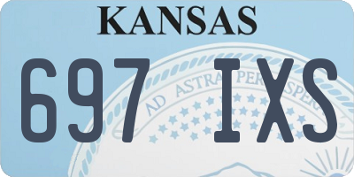 KS license plate 697IXS