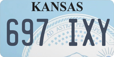 KS license plate 697IXY