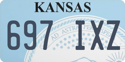 KS license plate 697IXZ