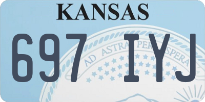 KS license plate 697IYJ