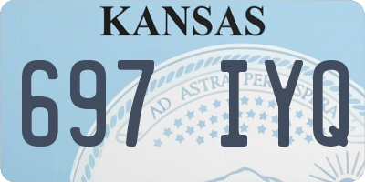 KS license plate 697IYQ
