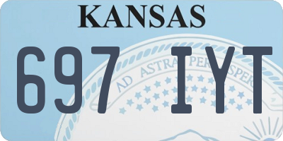 KS license plate 697IYT