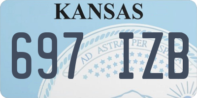 KS license plate 697IZB