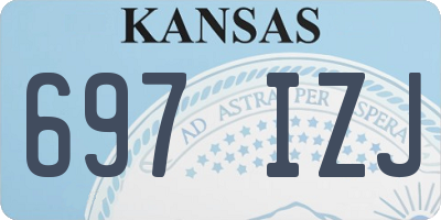 KS license plate 697IZJ