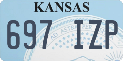KS license plate 697IZP