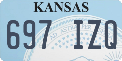 KS license plate 697IZQ