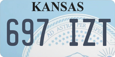 KS license plate 697IZT