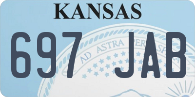 KS license plate 697JAB