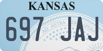 KS license plate 697JAJ