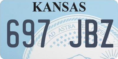 KS license plate 697JBZ