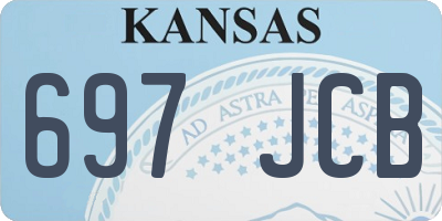 KS license plate 697JCB