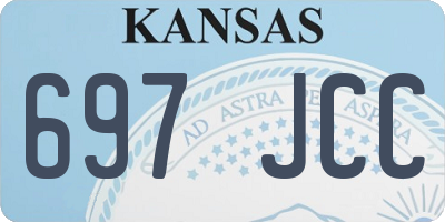 KS license plate 697JCC