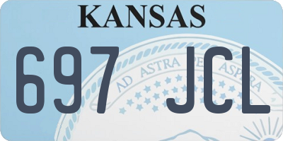 KS license plate 697JCL