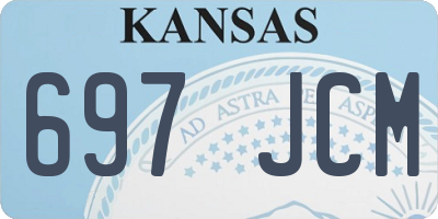 KS license plate 697JCM