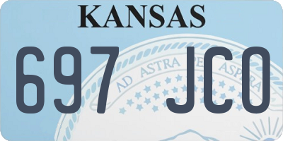 KS license plate 697JCO