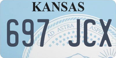 KS license plate 697JCX