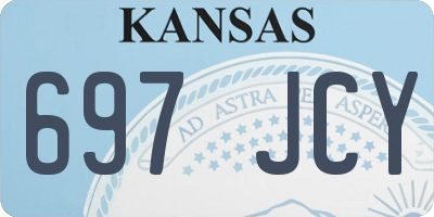 KS license plate 697JCY