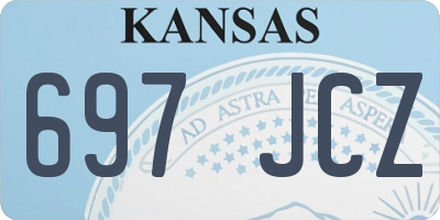 KS license plate 697JCZ