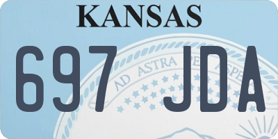 KS license plate 697JDA