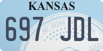 KS license plate 697JDL