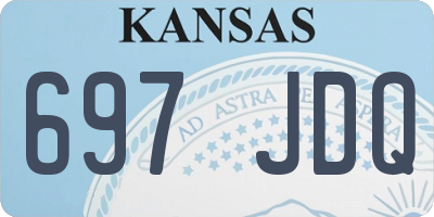 KS license plate 697JDQ