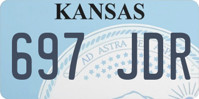 KS license plate 697JDR