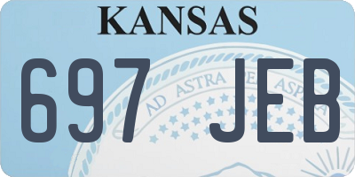 KS license plate 697JEB