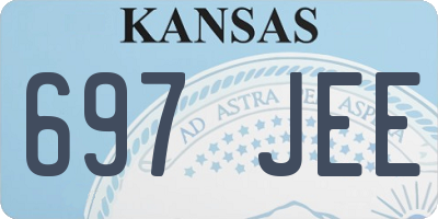 KS license plate 697JEE