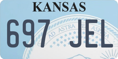 KS license plate 697JEL