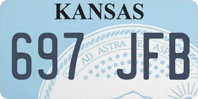 KS license plate 697JFB