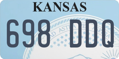 KS license plate 698DDQ