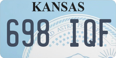 KS license plate 698IQF