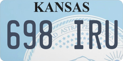 KS license plate 698IRU