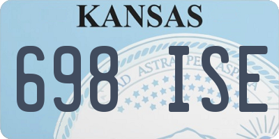 KS license plate 698ISE