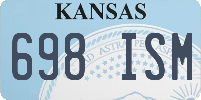 KS license plate 698ISM