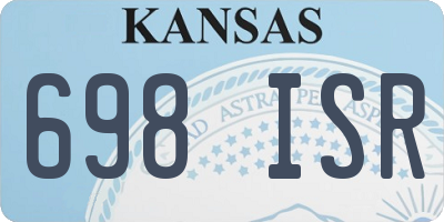 KS license plate 698ISR