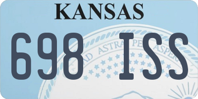 KS license plate 698ISS